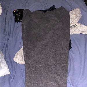 Grey sweatpants